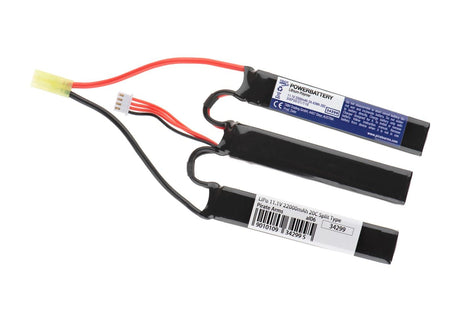Pirate Arms LiPo 11.1V 2200mAh 20C Split Type - Sort