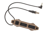 WADSN Taktisk Augmented Dobbelt Function Tape Switch med Lock SF ML & 2.5mm - Dark Earth