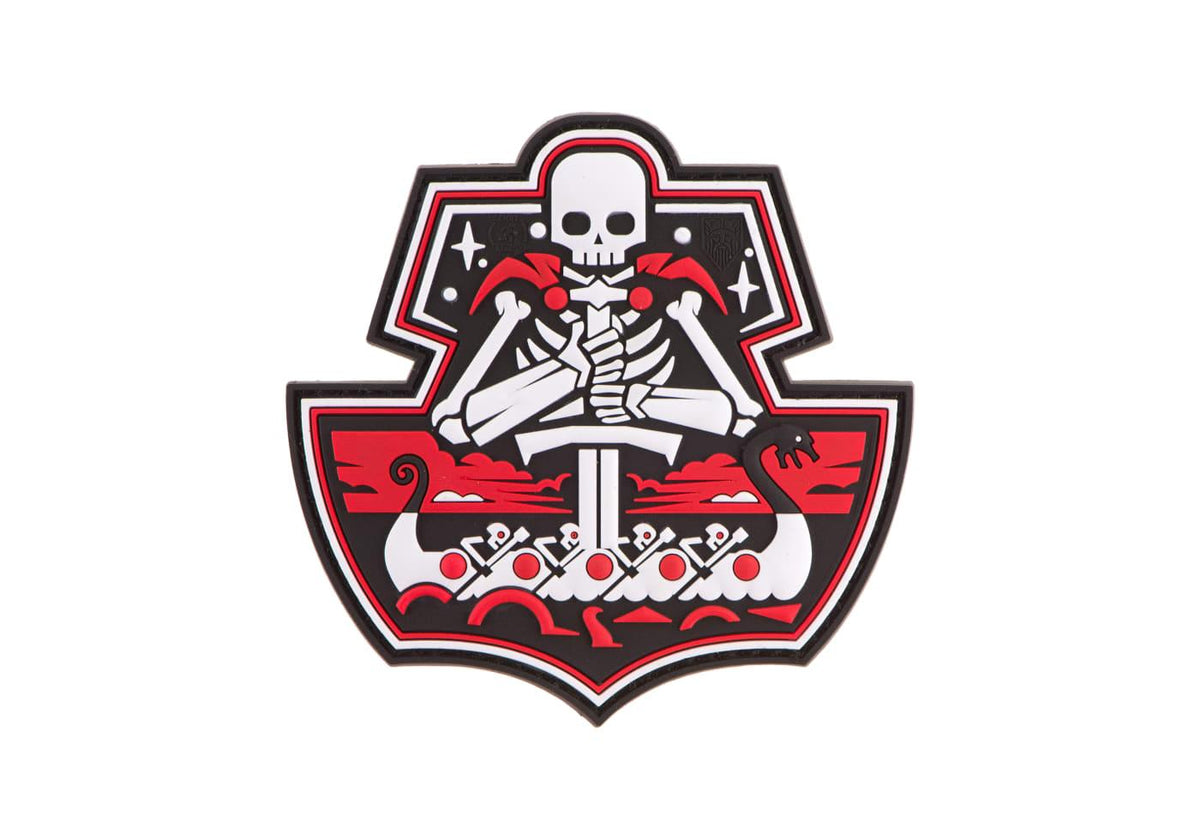 JTG Ghost Ship Skull gummipatch