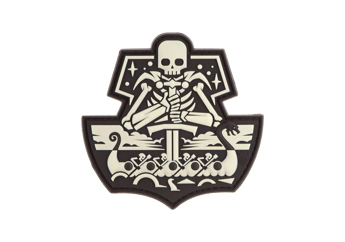 JTG Ghost Ship Skull gummipatch