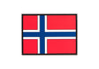 JTG Norway Flag gummipatch - Multicolor