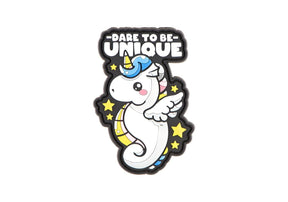 JTG Dare To Be Unique gummipatch - Multicolor