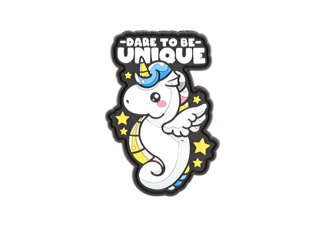 JTG Dare To Be Unique gummipatch - Multicolor