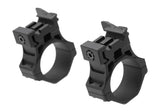 Leapers Accu-Sync QR 34mm Mellem Profil Ringe - Sort