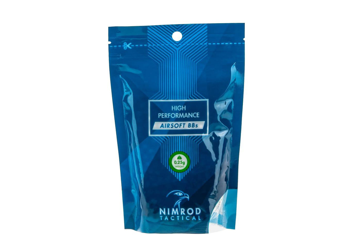 Nimrod High Performance BBs – 0,25g – 1000 stk.