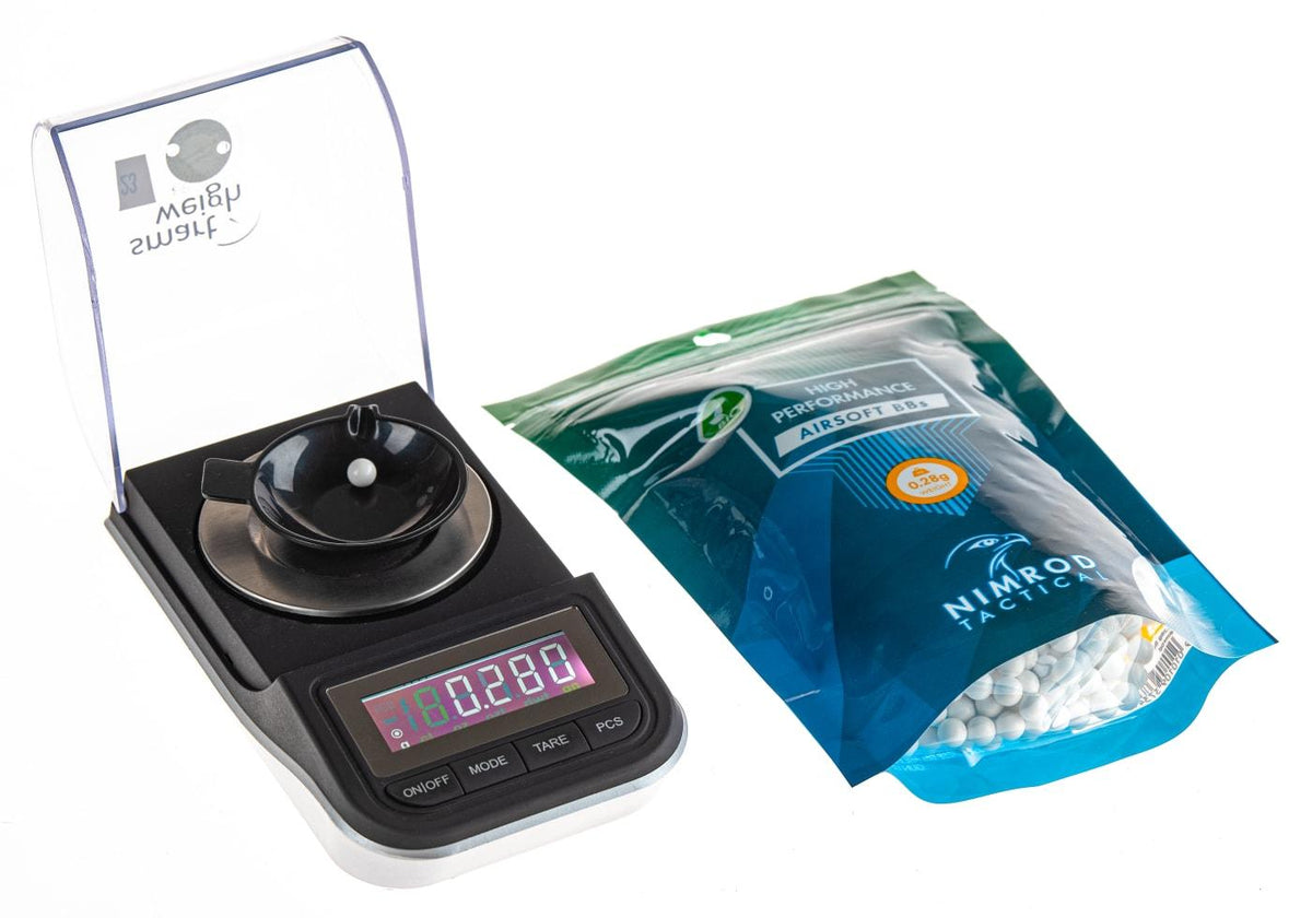 Nimrod 0.28g Bio BB High Performance 1000rds - Hvid