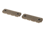 Strike Industries Cable Management skinnecovers Long 2pcs - Dark Earth