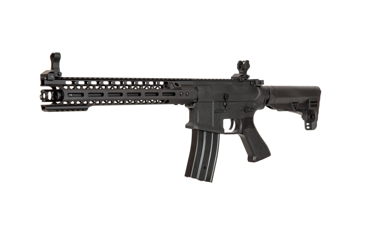 AR15 AEG airsoft carbine riffel med M-LOK front og RIS | Airsoftgeek