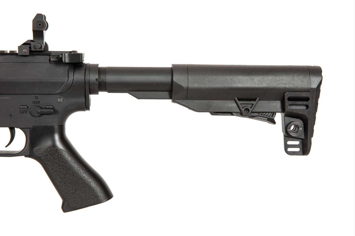 AR15 AEG airsoft carbine riffel med M-LOK front og RIS | Airsoftgeek