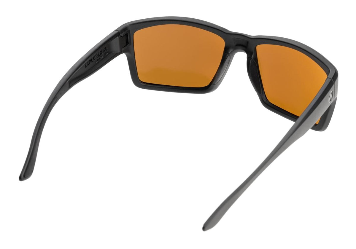 Magpul Explorer XL - Polariseret - Sort Stel / Bronze Glas / Blå Spejl