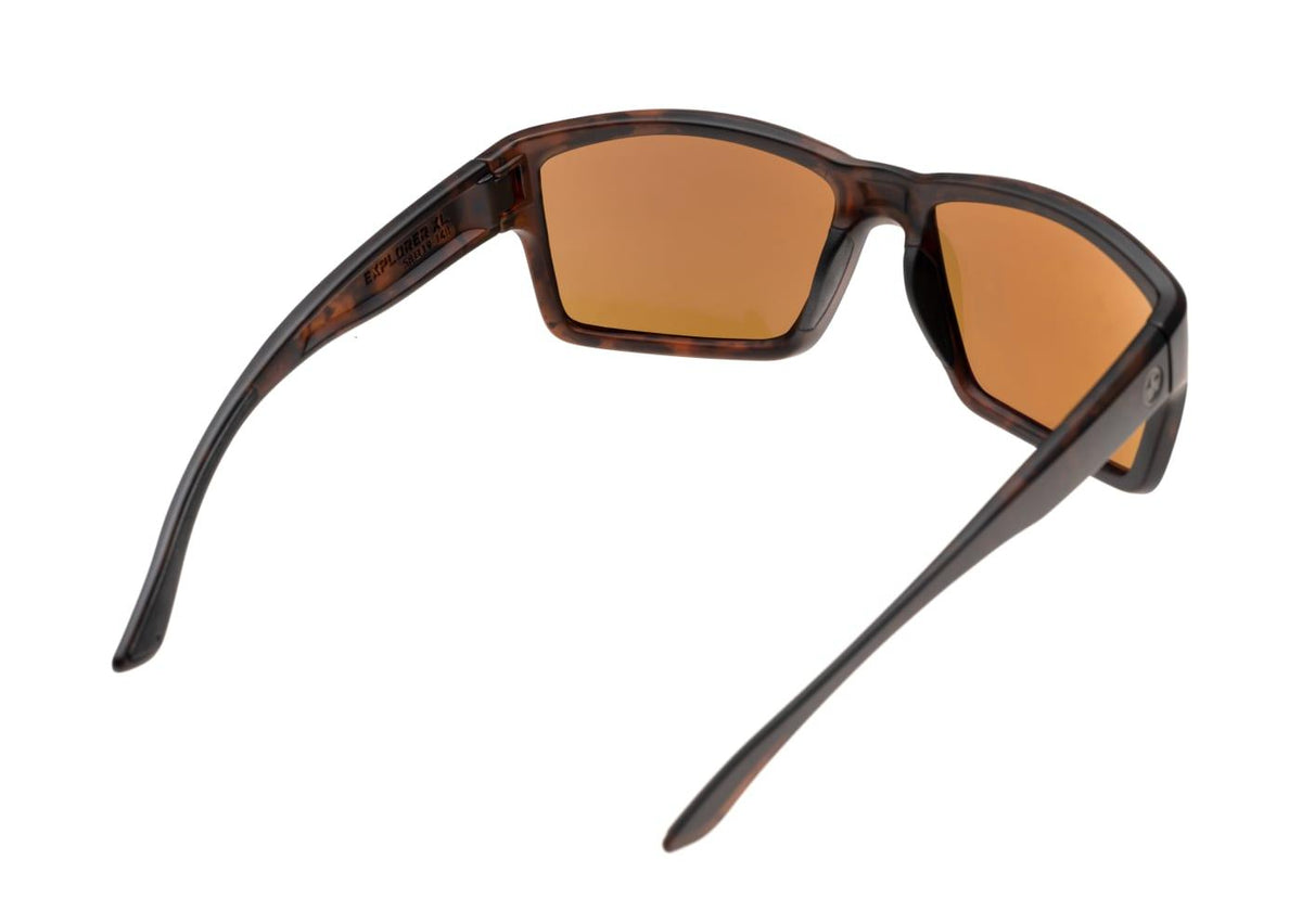 Magpul Explorer XL - Polariseret - Tortoise Stel / Bronze Glas / Blå Spejl