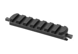 5KU QD M-LOK 7 Slot Skinne Section - Sort
