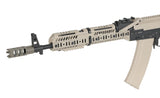 CM.113A AK-74 Taktisk Riffel Replica med Eshooter ETU, GEN-2 - Tan