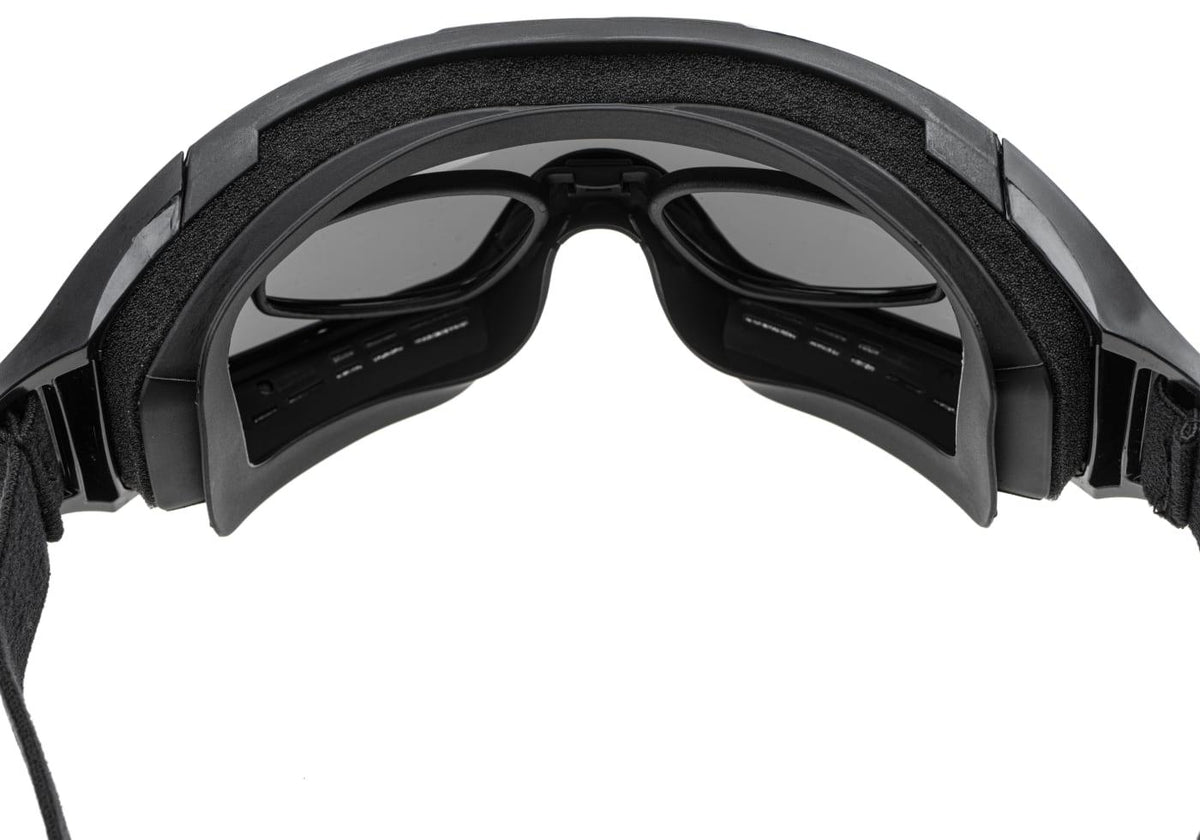SwissEye F-Tac Goggle Smoke / Orange / Clear - Sort