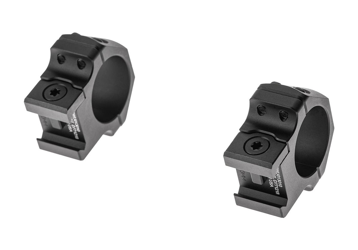 Leapers PRO 30mm Lav Profil P.O.I. Picatinny Ringe - Sort