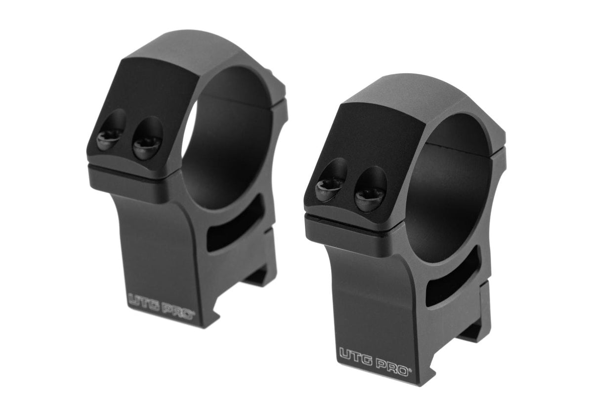 Leapers PRO 34mm High Profil P.O.I. Picatinny Ringe - Sort