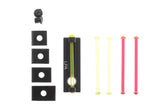 LPA Universal Fiber Optics Front Sigte til 6/7/8/10mm Shotgun Ribs