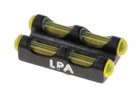 LPA Yellow Twin Fiber Optics Front Sigte 3,0 MA Thread