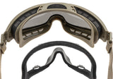 Wiley X Spear Goggle Grå Clear Light Rust