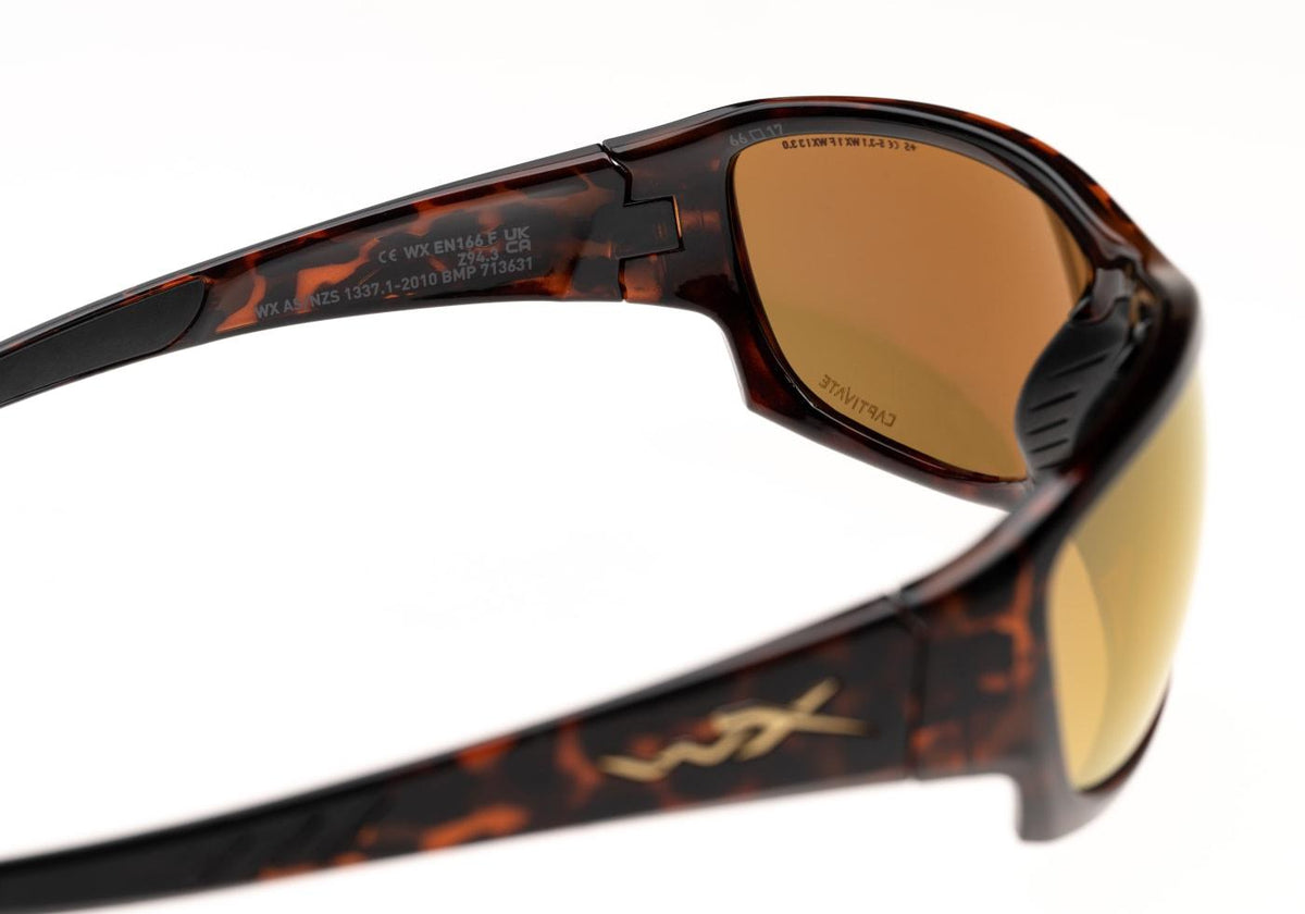 Wiley X WX Climb Captivate Polariseret Bronze Spejl - Brun