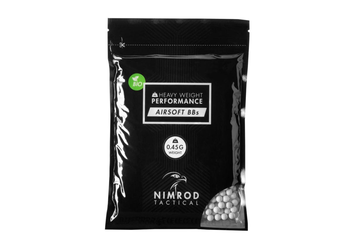 Nimrod 0.45g Bio BB Professional Performance 1000rds Taske - Hvid