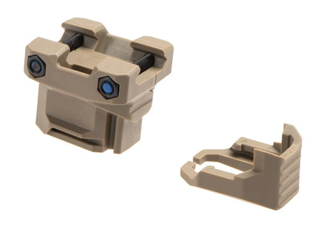 Strike Industries Stacked Angled Greb med Cable Management System til Picatinny Rails - Dark Earth