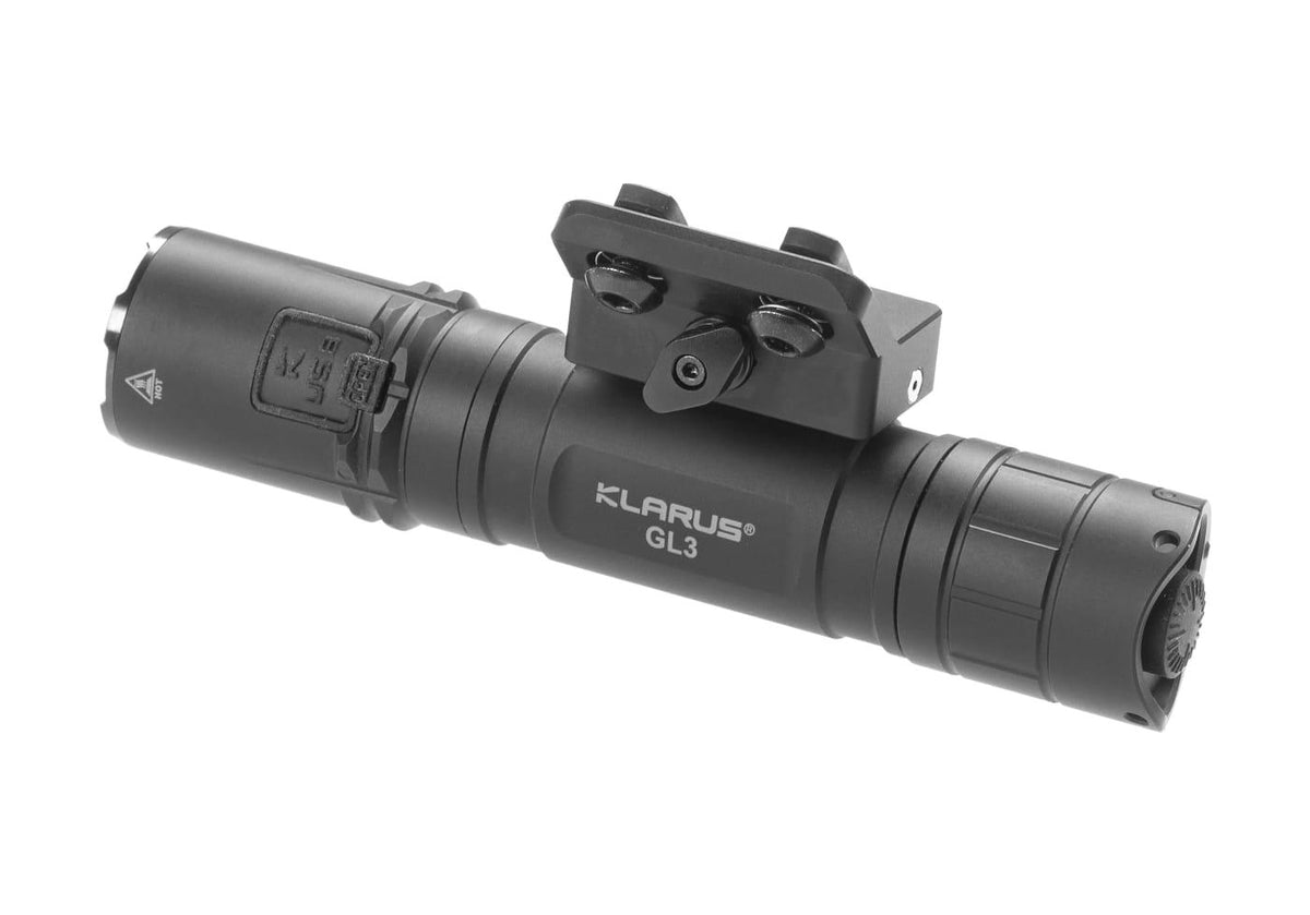Klarus GL3 Taktisk Flashlight - Sort