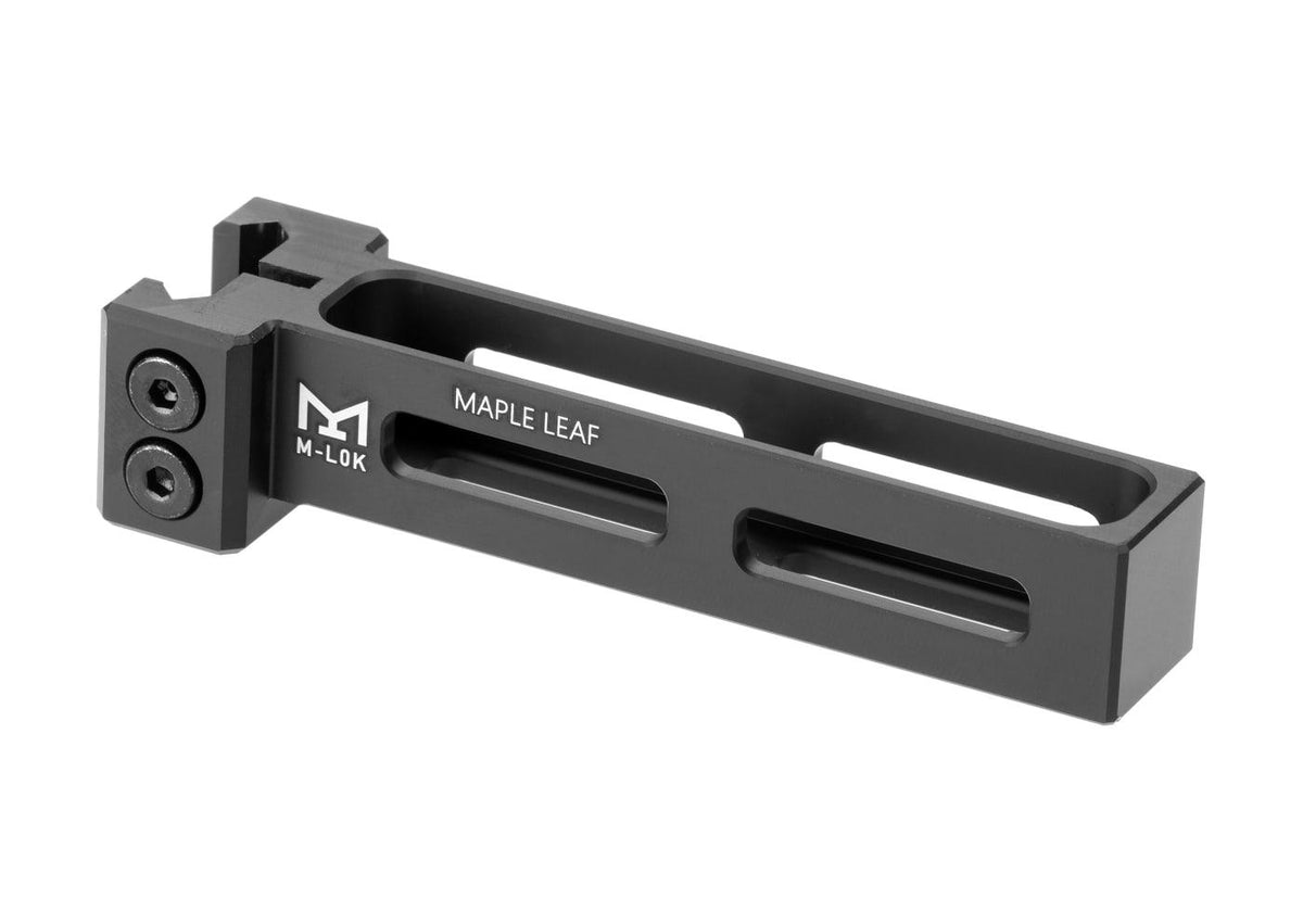 Maple Leaf 2 Slots M-LOK Accessory Skinne til MLC-S2 / MLC-LTR / SSG10A3 - Sort