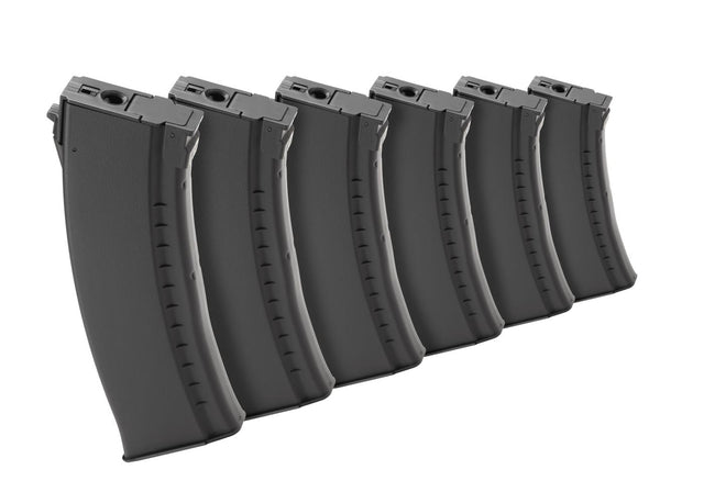 Kalashnikov Magasin AK47 Hicap 500rds 6pcs Set - Sort