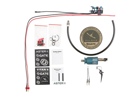Gate Pulsar S HPA Engine med ASTER II Bluetooth Rear Wired - Sort