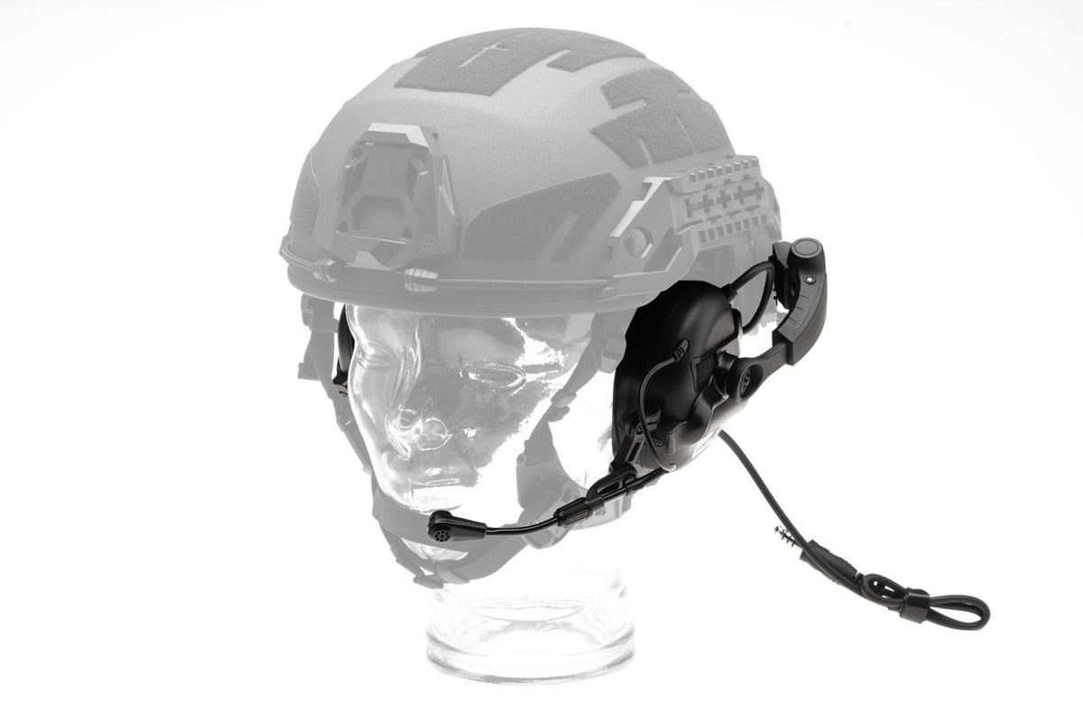 Earmor M32X Plus Hearing Protection Set til ARC Hjelm Rails - Sort