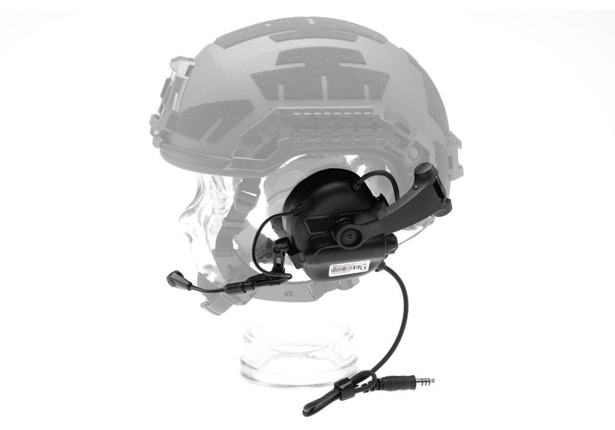 Earmor M32X Plus Hearing Protection Set til ARC Hjelm Rails - Sort