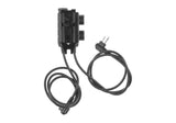 Earmor M56 Dobbelt Comm Taktisk PTT til 2x Motorola Two Pin - Sort