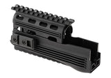Pirate Arms AK74 Polymer Front Hadguard Set - Sort