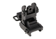 Pirate Arms M4SS Polymer Foldable Rear Sigte - Sort