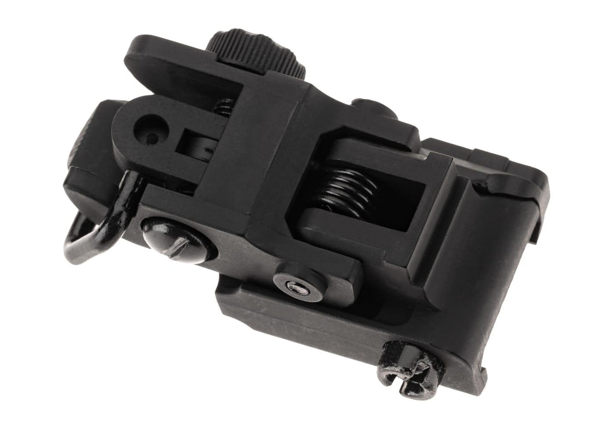 Pirate Arms M4SS Polymer Foldable Rear Sigte - Sort