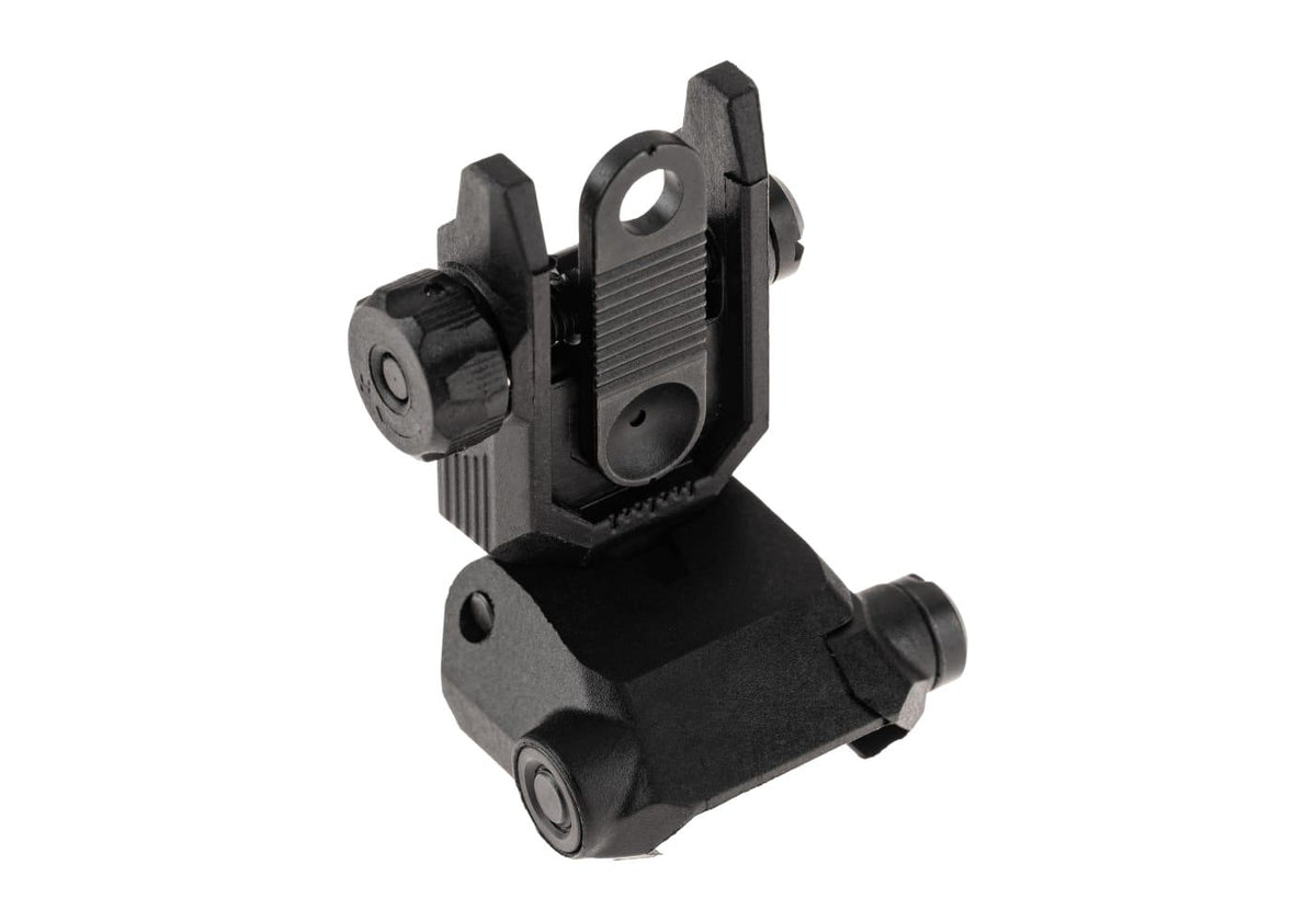 Pirate Arms Polymer Foldable Rear Sigte - Sort
