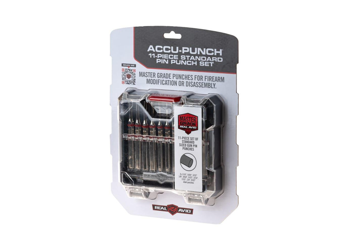 Real Avid Accu-Punch 11-Piece Standard Pin Punch Set