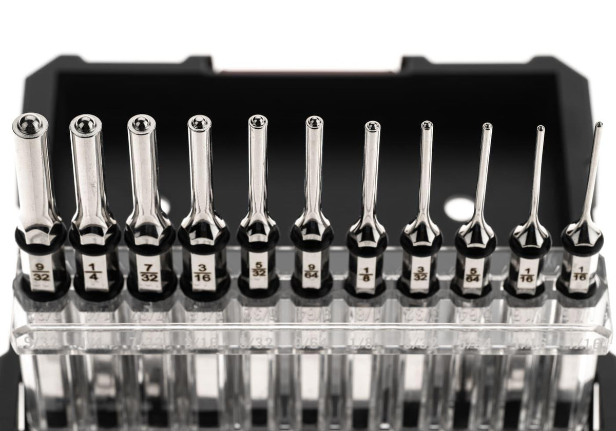 Real Avid Accu-Punch 11-Piece Roll Pin Punch Set
