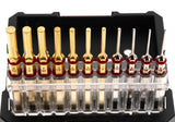 Real Avid Accu-Punch 11-Piece Standard Brass & Steel Pin Punch Set
