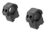 Leapers P.O.I. Mellem Profil 1 Tommer Dovetail Ringe - Sort