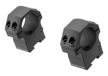 Leapers P.O.I. Mellem Profil 1 Tommer Dovetail Ringe - Sort