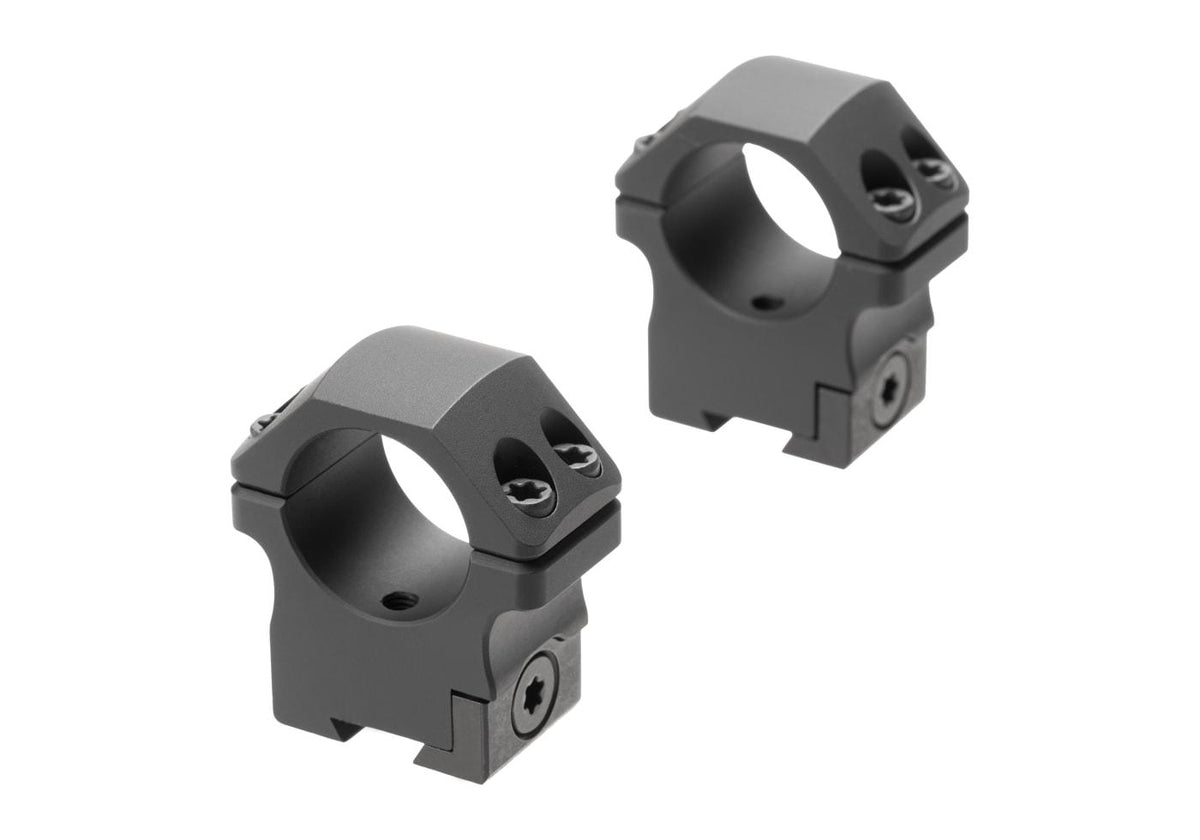 Leapers P.O.I. Mellem Profil 1 Tommer Dovetail Ringe - Sort