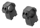 Leapers P.O.I. High Profil 1 Tommer Dovetail Ringe - Sort