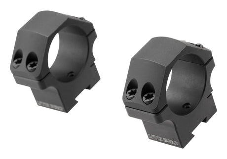 Leapers P.O.I. Lav Profil 30 mm Dovetail Ringe - Sort