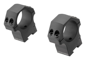 Leapers P.O.I. Mellem Profil 30 mm Dovetail Ringe - Sort