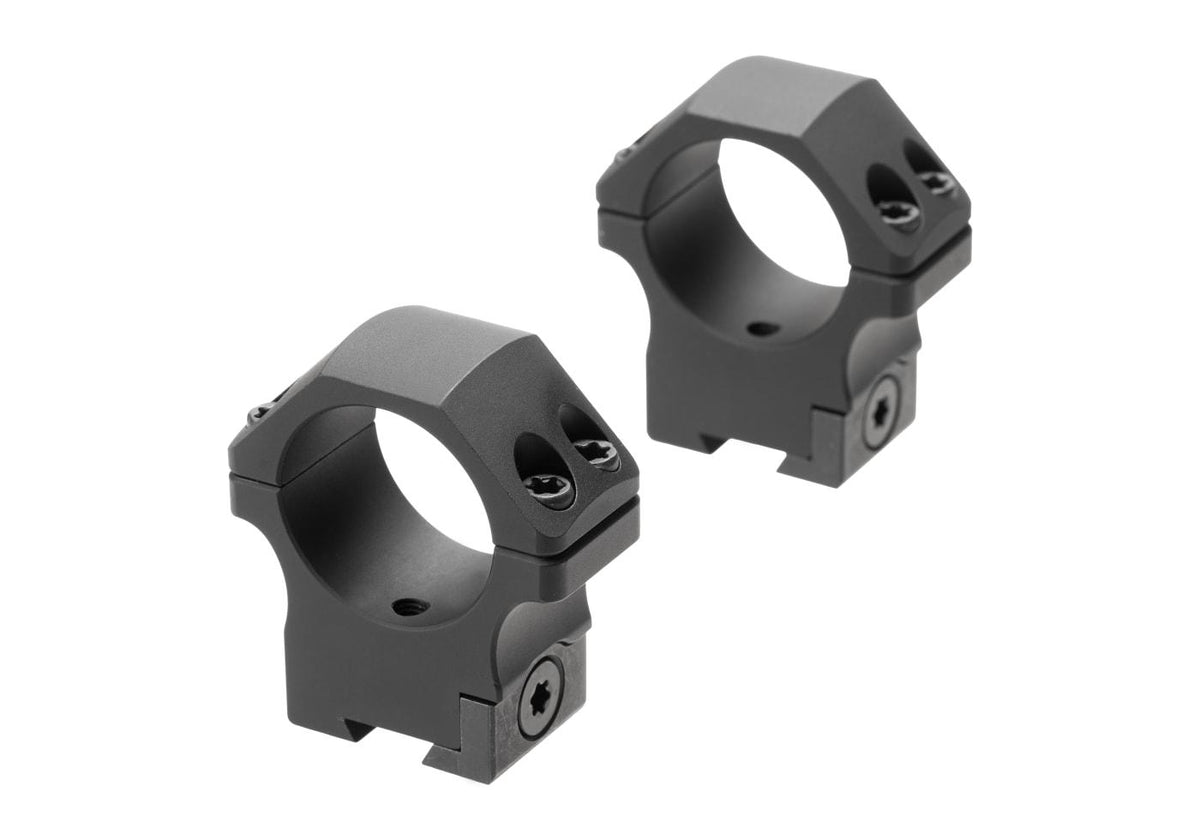 Leapers P.O.I. Mellem Profil 30 mm Dovetail Ringe - Sort