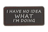 JTG I Have No Idea gummipatch - Sort