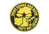 JTG Guns Boobs og Beer gummipatch