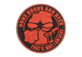 JTG Guns Boobs og Beer gummipatch